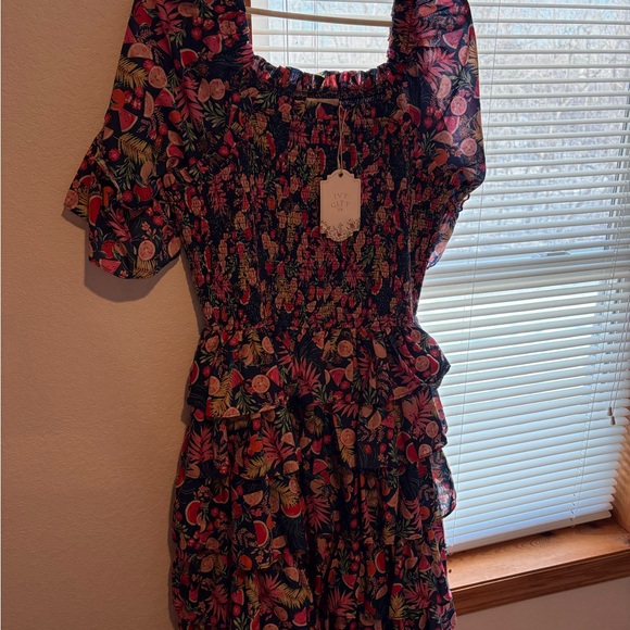 Ivy City Co Multicolor Smoked Harmony Dress - Picture 2 of 4